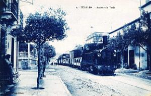 408- Zeralda - Arrivee d'un train